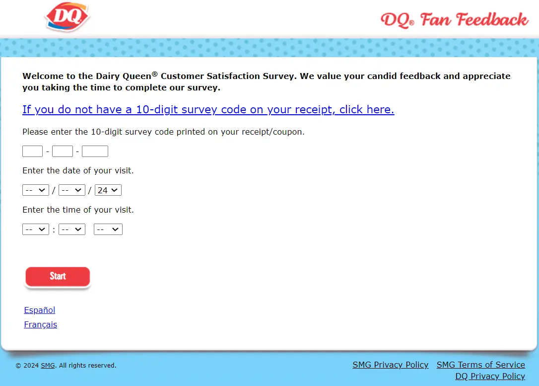 DQFanFeedback – Free Dilly Bar – Dairy Queen Survey
